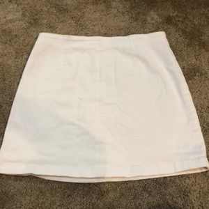 White skirt